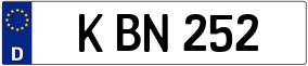 Truck License Plate